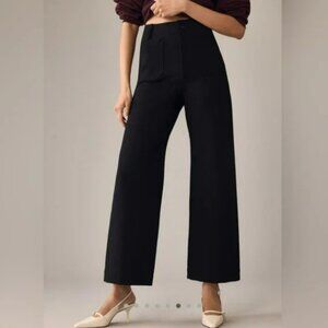 NWT!  Colette Ponte Crop Wide-Leg Pants by Maeve  Sz 28
